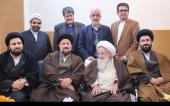 آیت اللہ العظمی صافی گلپایگانی، حجت الاسلام والمسلمین سید حسن خمینی کے گھر میں