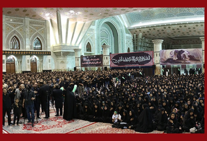 امام خمینی(رح) کے حرم مطہر میں عزائے حسینی(ع)، شب تاسوعا /۲۰۱۶ء