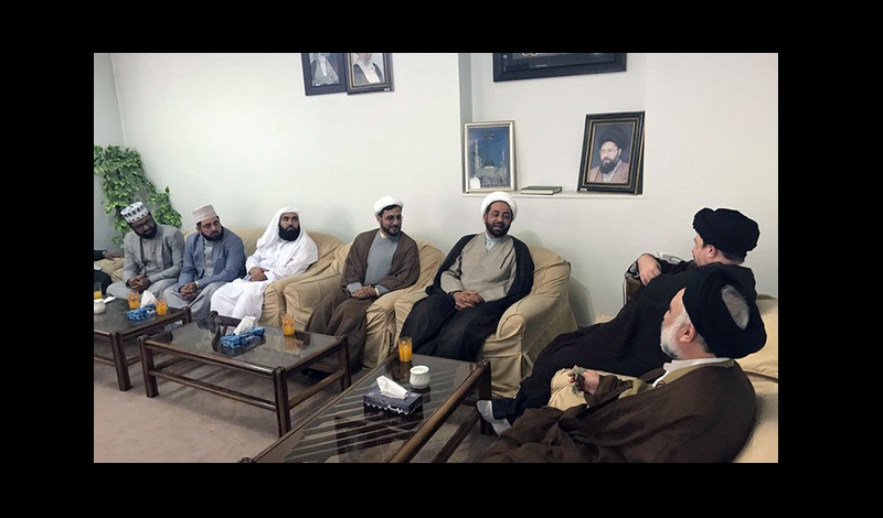انگلینڈ میں مقیم سنی علماء کے ایک گروپ کی سید حسن خمینی کے ساتھ ملاقات اور گفتگو / ۲۰۱۷ء