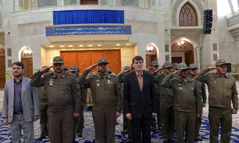 امام خمینی(ره) کے ساتھ کہریزک کے شہید اسدی ٹریننگ سینٹر کی تجدید میثاق