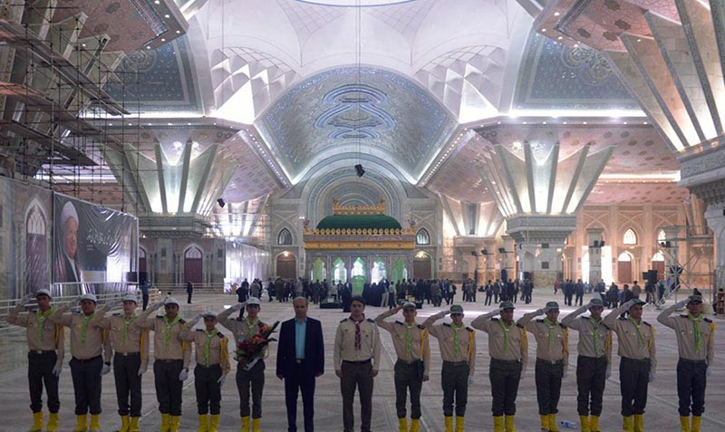 حرم امام خمینی (ره) میں تعلیم کی وزارت کے نائبین کی تجدید میثاق