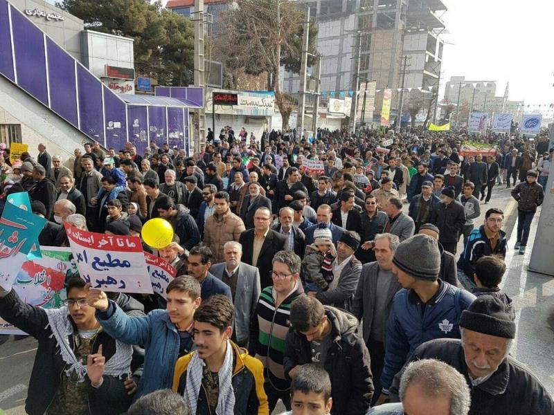 ایران کے مختلف صوبوں میں عظیم الشان ریلیوں کا اہتمام