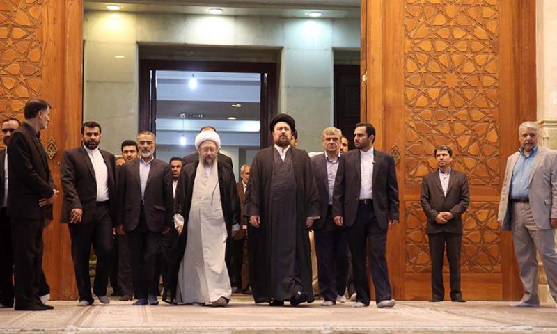 امام خمینی(ره) کے ساتھ سپریم کورٹ حکام کی تجدید میثاق