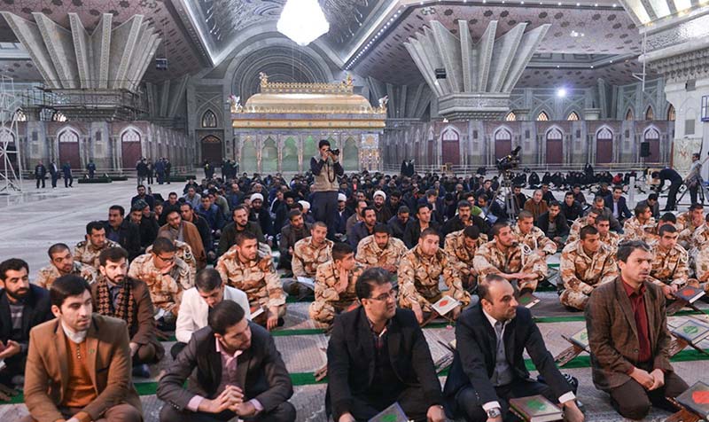 حرم امام خمینی (رح) میں محفل انس با قرآن
