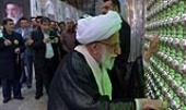 حرم امام خمینی (ره) میں آیت اللہ جنتی کی حاضری
