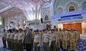 حرم امام خمینی (رح) میں کہریزک کے شہید اسدی ٹریننگ سینٹر کے طالب علموں کی حاضری اور  تجدید میثاق