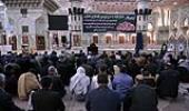 حرم امام خمینی (رح) میں امام حسن عسکری (ع) کی شہادت کی مناسبت سے عزاداری کی تقریب