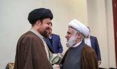 عالمی وحدت اسلامی کانفرنس کے شرکاء کی سید حسن خمینی سے ملاقات