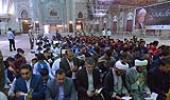 حرم امام خمینی(ره) میں، خانہ بدوش کے بچوں کا پہلا جشن عبادت اور ان کی ٹریننگ