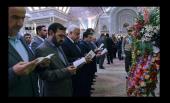الاعرجی، عراقی وزیر داخلہ اور ہمراہ وفد کی حرم امام خمینی(رح) میں حاضری اور فاتحہ خوانی /۲۰۱۷ء