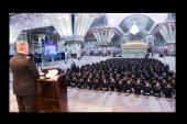 اسلامی جمہوریہ ایران کے بحریہ کمانڈرز اور عملے کی حرم امام خمینی(رح) میں حاضری اور بانی اسلامی جمہوریہ روح اللہ خمینی کے بلند و آسمانی اہداف سے تجدید میثاق /۲۰۱۷ء