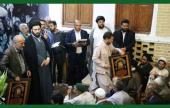 یادگار امام سید علی خمینی کی موجودگی میں، معصومہ قم امام خمینی کےگھر میں، افغان مذہبی ہیئتوں کی تکریم و قدردانی /۲۰۱۷ء
