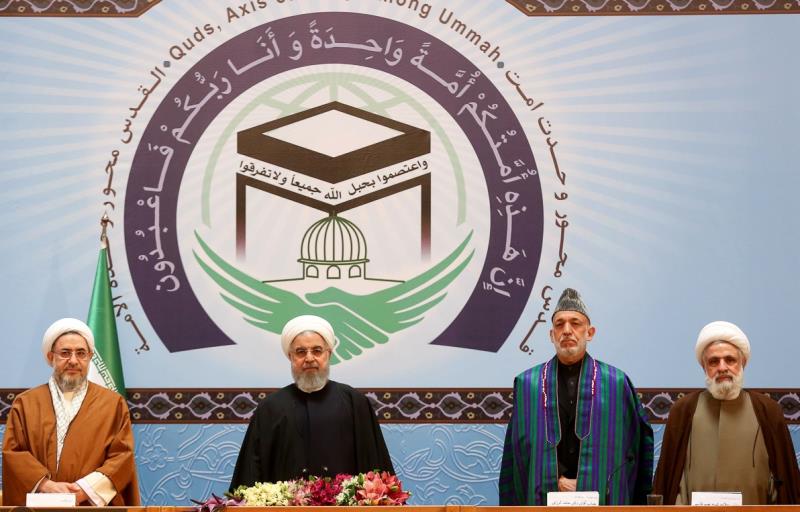 تصویری رپورٹ/ اسلامی جمہوریہ ایران کے صدر حسن روحانی کی موجودگی میں تہران میں 32 ویں عالمی وحدت اسلامی کانفرنس کی افتتاحی تقریب منعقد ہوئی