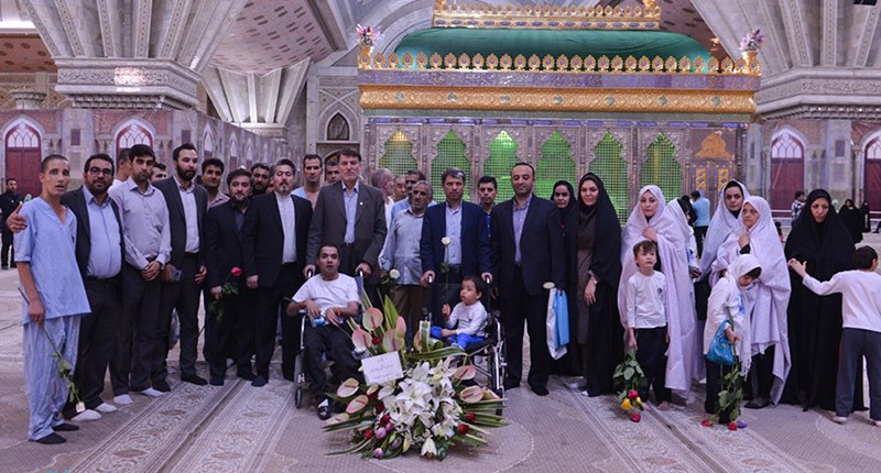 حرم امام خمینی (رح) میں "بچہ ہای آسمان" آسمان کے بچوں کی حاضری