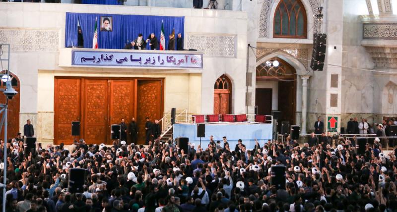 حرم امام خمینی (رح) میں، بانی انقلاب اسلامی کی انتیسویں برسی کے عظیم الشان اجتماع-3