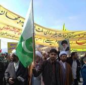 مشہد مقدس، ایم ڈبلیو ایم کے وفد کی سیکرٹری جنرل عقیل حسین خان کی قیادت میں انقلاب اسلامی کے جشن میں شرکت