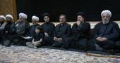 حرم امام خمینی (رح) میں تاسوعای حسینی (ع) کی رات کی منعقدہ مجلس کی تصویری جھلکیاں