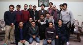 اصفہان کے صنعتی یونیورسٹی کے اسلامی طالب علم ایسوسی ایشن کے اراکین کی یادگار امام، سید حسن خمینی سے ملاقات