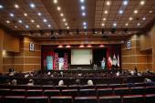 حرم امام خمینی کے دفتردار اور یادگار امام کے معاون حجت الاسلام علی جوادی کی موجودگی میں نابینا اور کم بیناؤں کی پہلی قومی کتاب فیسٹیول کا اختتامی تقریب /۲۰۱۸ء