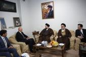 اسلامی جمہوریہ ایران میں مقیم جرمنی سفیر "مشیل کلوری - بریچولڈ" کی سید حسن خمینی سے ملاقات /۲۰۱۸ء