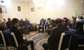 اسداللہ پرندہ رضائی، موسسہ تنظیم و نشرآثار امام خمینی(ره)، بین الاقوامی امور کے کارکن کے انتقال پر، یادگار امام سید حسن خمینی سمیت انصاری برادران، سراج الدین موسوی اور ڈاکٹر محمد مقدم، تعزیت کیلئے مرحوم کےگھر پہنچے /۲۰۱۸ء