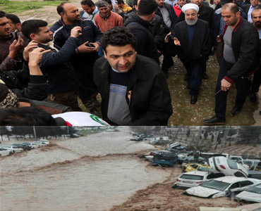 ایرانی صدر کی سیلاب سے متاثرہ افراد کی امداد پر تاکید