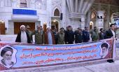 آجا کے دفاع مقدس کے آثار کا تحفظ اور اشاعت کی تنظیم کی حرم امام خمینی (رح) میں حاضری اور ان کی تمناؤں سے تجدید عہد / 2019