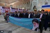 بیمہ کمپنی کے اعلی حکام نے اسلامی انقلاب کے بانی سے تجدید عہد کیا