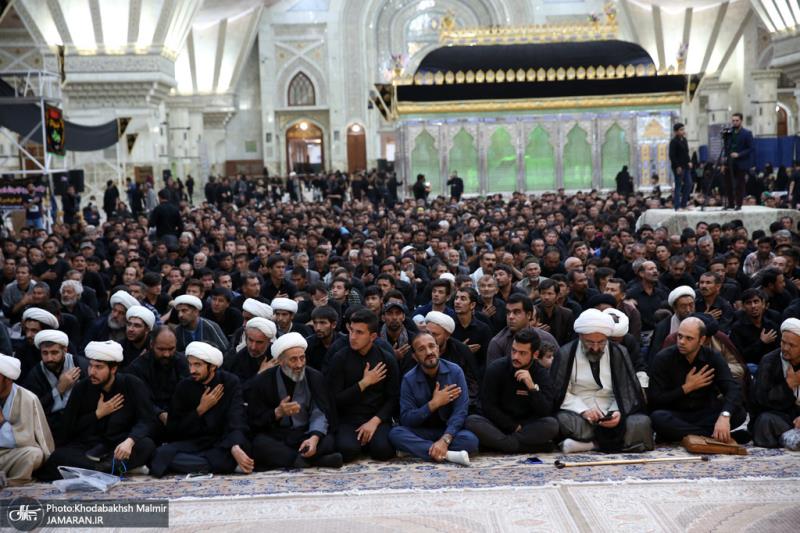 حرم امام خمینی میں شام غریباں کی مجلس منعقد ہوئی۔