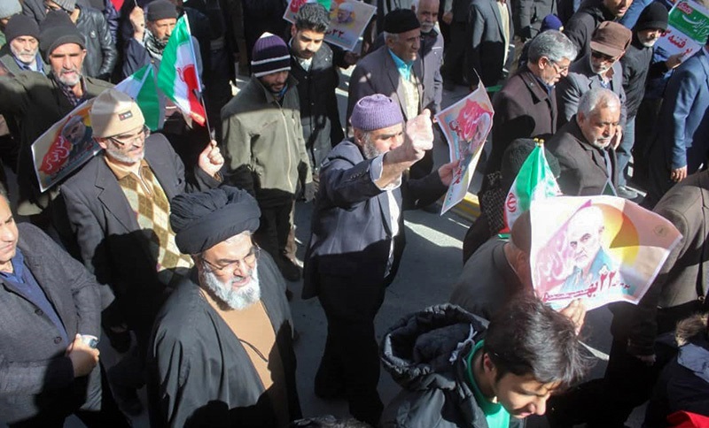 خمین میں 22/ بہمن کی مناسبت سے عوامی ریلیاں /2020
