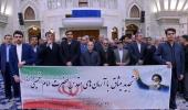 عشرہ فجر کے موقع پر، ایرانی آڈٹ عدالت کے ڈائریکٹرز کی حرم امام خمینی (رح) میں حاضری اور ان کی تمناؤں سے تجدید عہد  /2020