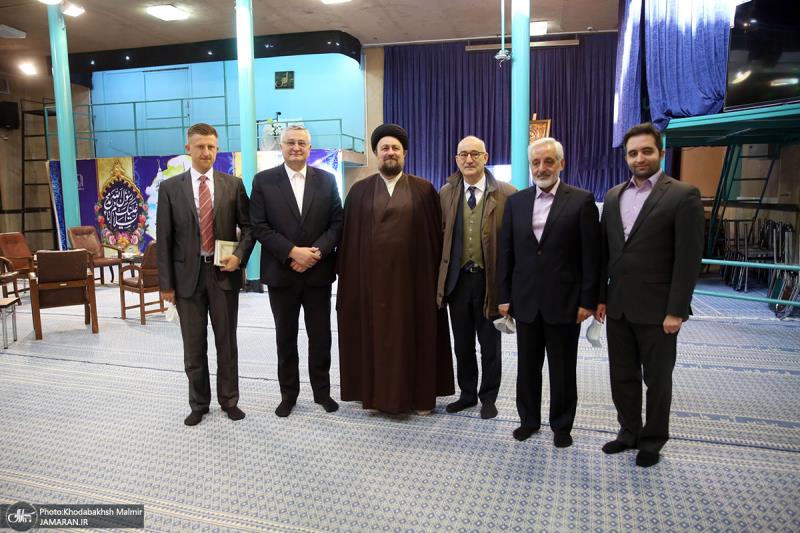 کروشیا کے مفتی اعظم اور ایران میں اس کے سفیر کی سید حسن خمینی سے ملاقات/2021ء