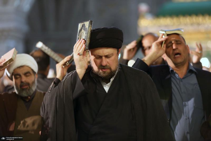حرم امام خمینی(رہ) میں دوسری شب قدر کی مناسبت سے اعمال انجام دیے گئے