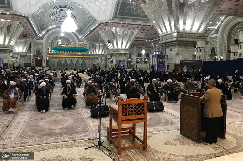 حرم امام خمینی (رح) میں؛ حضرت فاطمہ (س) کی شہادت کی مناسبت سے منقعدہ مجلس کی تصویری جھلکیاں/ 2022ء