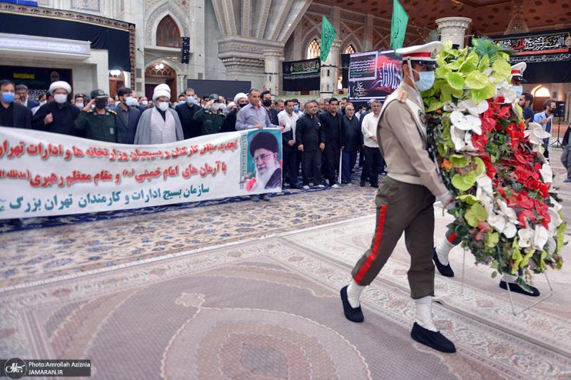 رضا کاروں نے اسلامی انقلاب کے بانی حضرت امام خمینی سے تجدید عہد کیا 