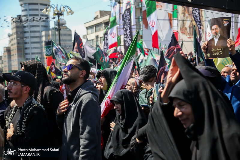 ایران بهر میں چہلمِ رہبر انقلاب اسلامی آیت الله العظمیٰ شہید امام علی خامنہ ای کی مناسبت سے جلوس عزاداری