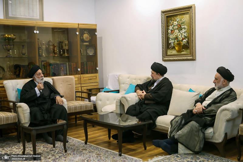 آیت اللہ سید حسن خمینی کی حجت الاسلام و المسلمین سید ہادی خامنہ ای سے ملاقات /2026ء