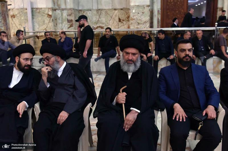 امام خمینی (رح) کے مزار پر آیت اللہ موسوی بجنوردی (رح) کی اہلیہ کی نماز جنازہ اور تدفین /2026ء