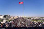 عراق میں شہید رہبر کے جنازے کی تصویری جھلکیاں /2026ء