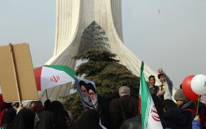 Millions of Iranians staged mass nationwide rallies to mark the 38th anniversary of the Islamic Revolution