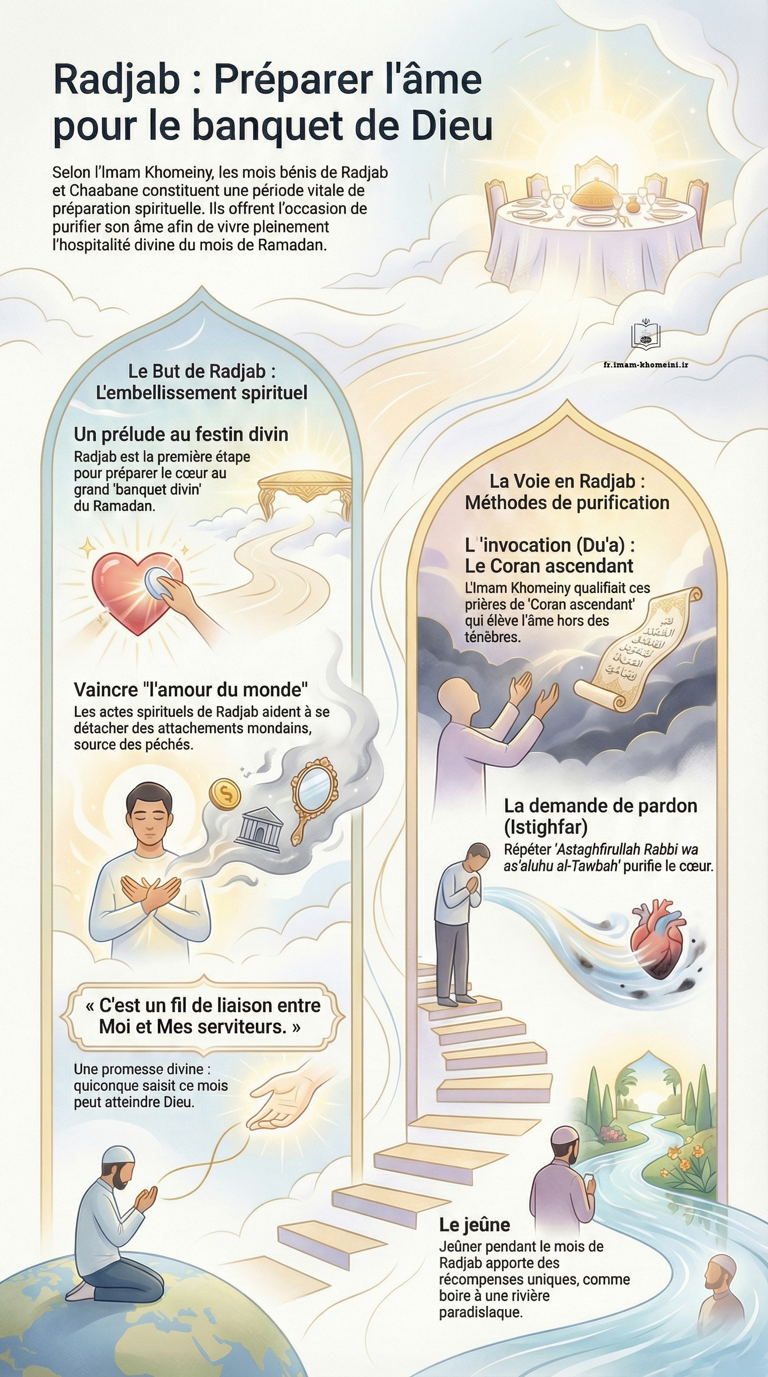 Le Mois de Radjab : Guide Spirituel pour l`Embellissement de l`Âme