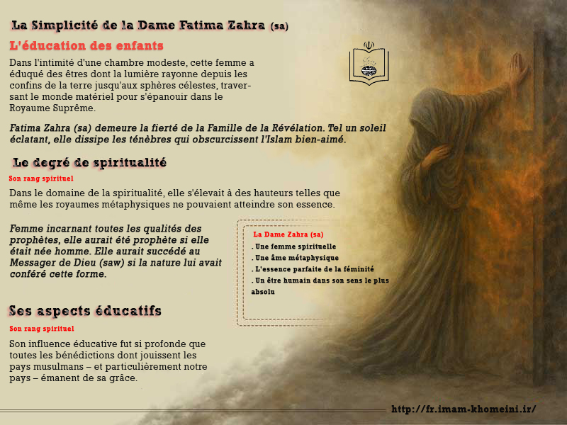 La Simplicité de la Dame Fatima Zahra (sa)